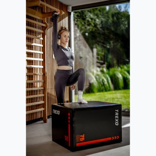 TREXO cutie pliometrică TRX-PB30 30 kg negru