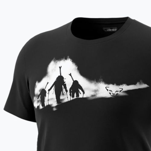 Tricou pentru bărbați DYNAFIT Graphic CO negru/negru/ascentuat