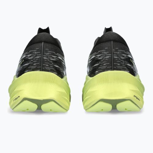 ASICS Novablast 3 negru/verde frunze uscate pantofi de alergare pentru bărbați