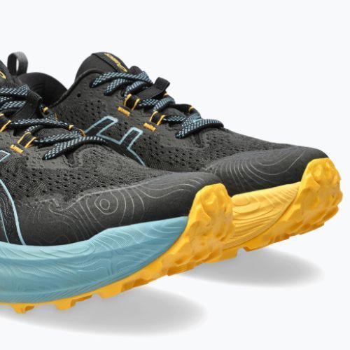 ASICS Trabuco Max 2 pantofi de alergare pentru bărbați negru/gri albastru