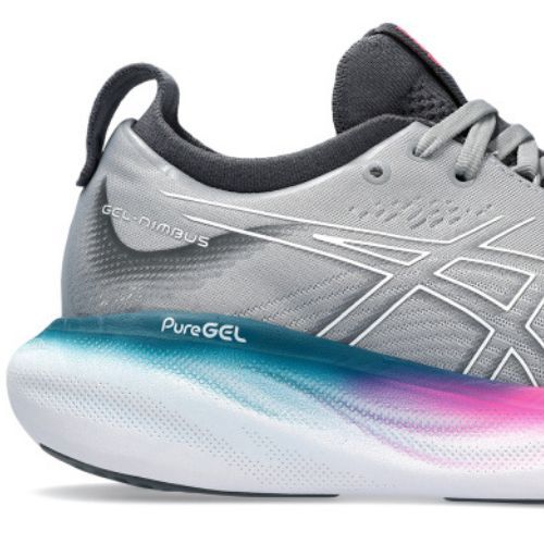 ASICS Gel-Nimbus 25 pantofi de alergare pentru femei sheet rock/alb