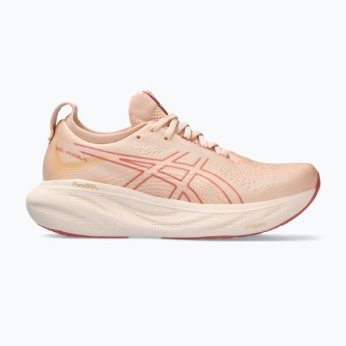ASICS Gel-Nimbus 25, pantofi de alergare pentru femei, culoarea caisei palide/grena deschis