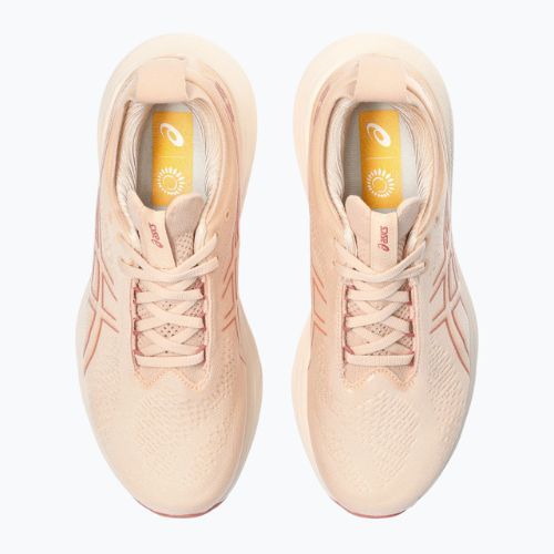 ASICS Gel-Nimbus 25, pantofi de alergare pentru femei, culoarea caisei palide/grena deschis