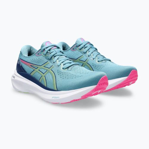 ASICS Gel-Kayano 30, pantofi de alergare pentru femei, albastru/grișu/lime green