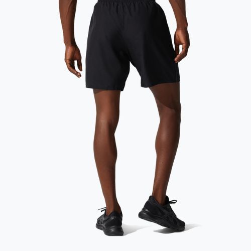 Bărbați ASICS Core 2-N-1 7In pantaloni scurți de performanță pentru bărbați negru