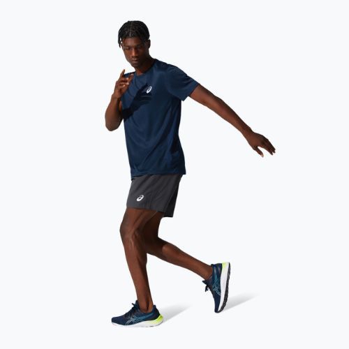 Bărbați ASICS Core Top tricou de alergare albastru francez pentru bărbați