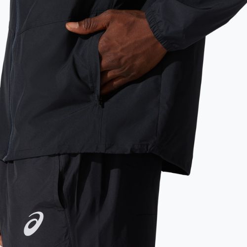 Jacheta ASICS Core Jacket pentru bărbați, performanță, negru, pentru alergare