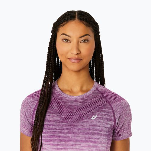 Tricou de alergare pentru femei ASICS Tricou fără cusături top liliachiu/mauve închis