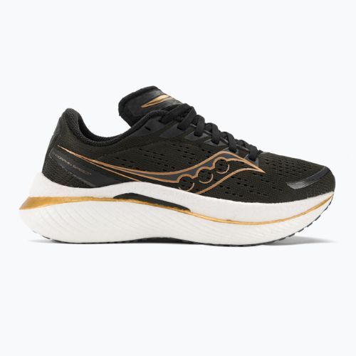 Pantofi de alergare pentru femei Saucony Endorphin Speed 3 negru/goldstruck