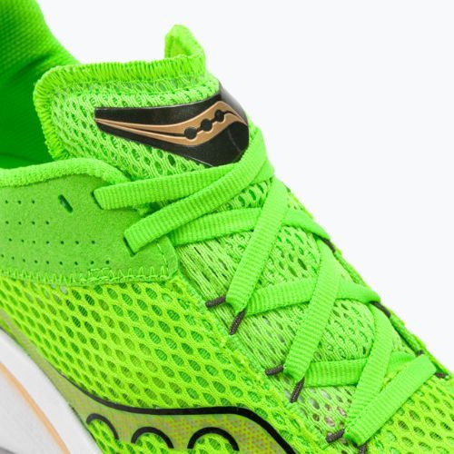 Bărbați Saucony Kinvara 14 slime / aur pantofi de alergare