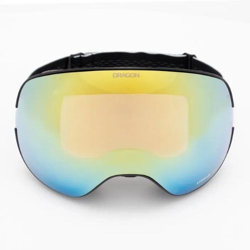 Ochelari de schi DRAGON X2 classic gri/lumalens gold ion/ambru
