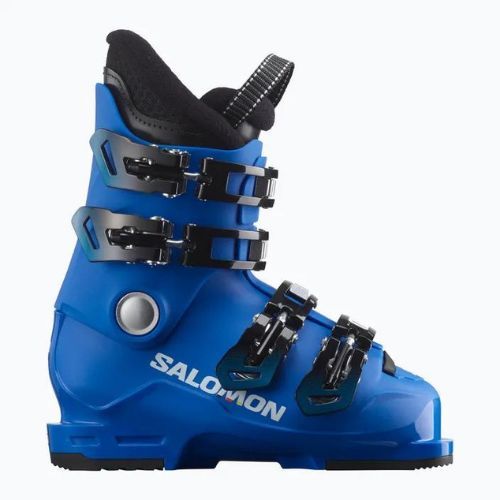 Bocanci de schi pentru copii Salomon S Race 60 T M race blue/white/process blue