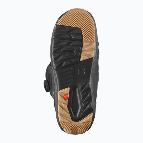 Bocanci de snowboard Salomon Launch Boa SJ Boa negru/negru/alb pentru bărbați Salomon Launch Boa SJ Boa negru/negru/alb