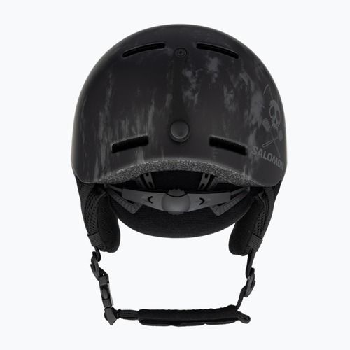 Cască de schi pentru copii Salomon Player Combo + ochelari de protecție XV Jr negru&tie/argintiu negru