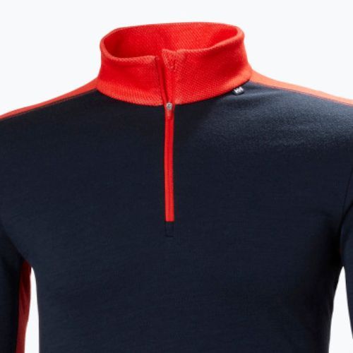 Bărbați Helly Hansen Lifa Lifa Merino Midweight 1/2 Zip pulover termic navy