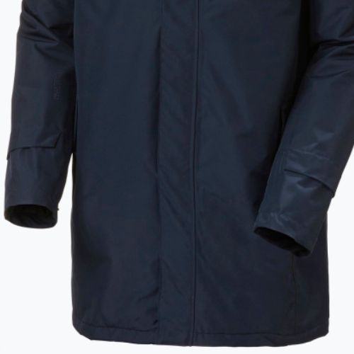 Jacheta de ploaie Helly Hansen Dubliner Insulated Long pentru bărbați Helly Hansen Dubliner Insulated Long rain jacket navy