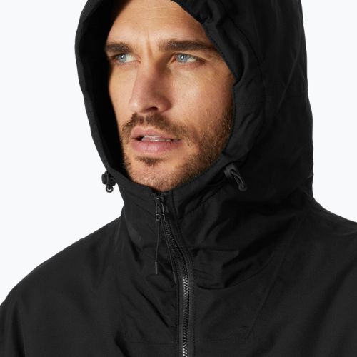 Helly Hansen Ervik Ins Rain jachetă de bărbați Helly Hansen Ervik Ins Rain negru