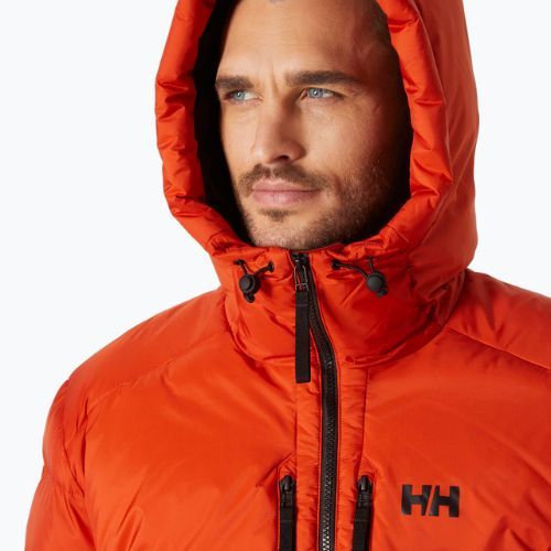 Helly Hansen Park Puff Parka pentru bărbați Helly Hansen Park Puff Parka jachetă în jos patrulă portocalie