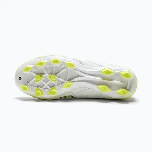 Ghete de fotbal pentru copii Diadora Brasil Elite GR LT LPU Y alb/negru/galben-fluo