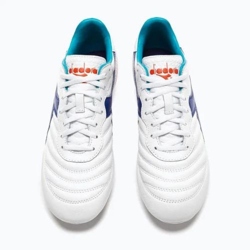 Ghete de fotbal pentru bărbați Diadora Brasil GR LT+ MPH alb/marin
