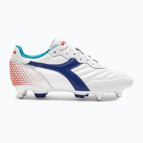Ghete de fotbal pentru bărbați Diadora Brasil GR LT+ MPH alb/marin