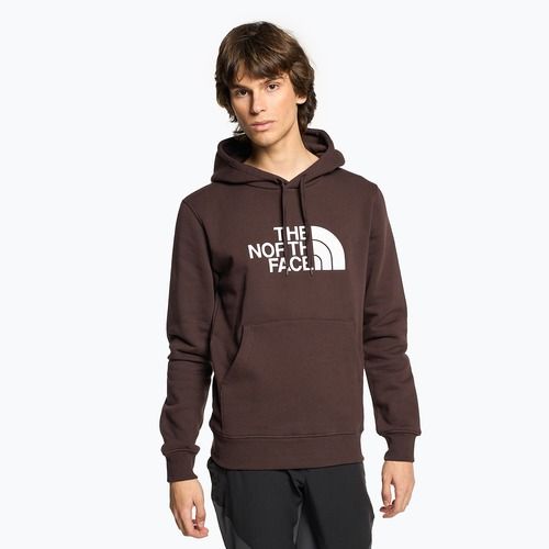 Bărbați The North Face Drew Peak Pullover Hoodie cu glugă maro cărbune