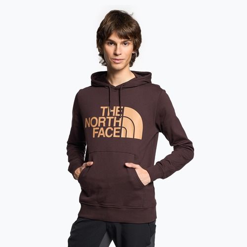 Bărbați The North Face Standard Hoodie cu glugă maro cărbune / unt de migdale sweatshirt