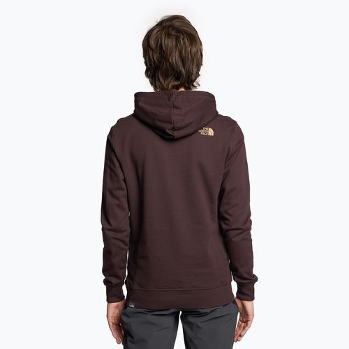 Bărbați The North Face Standard Hoodie cu glugă maro cărbune / unt de migdale sweatshirt
