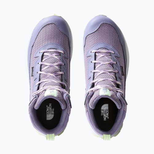The North Face Fastpack Hiker Mid Wp ardelean lunar/lupine cizme de trekking pentru copii