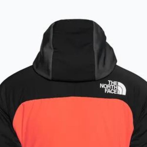 Geacă de puf pentru femei The North Face Dawn Turn Hybrid Ventrix Hoodie radiant orange/black/asphalt grey