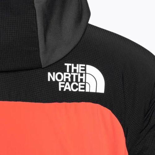 Geacă de puf pentru femei The North Face Dawn Turn Hybrid Ventrix Hoodie radiant orange/black/asphalt grey