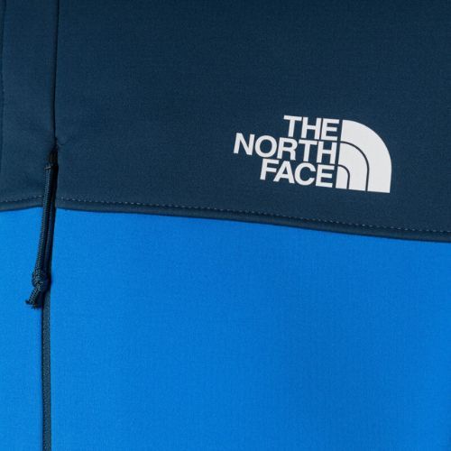 Jachetă softshell pentru bărbați The North Face Diablo Softshell cu glugă detașabilă albastru optic/albastru închis
