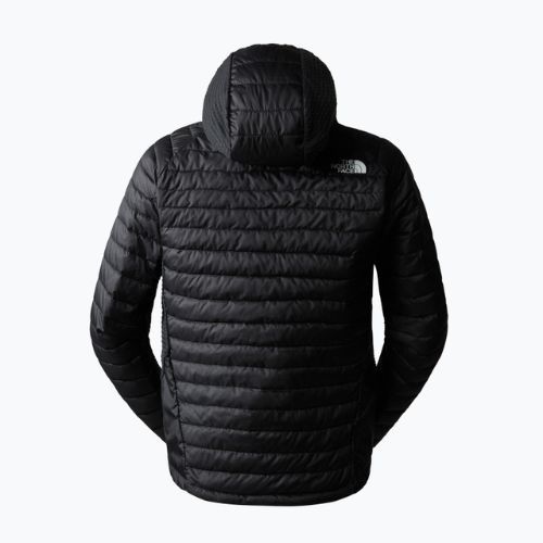 Jachetă bărbătească The North Face Insulation Hybrid pentru bărbați, negru/gri de asfalt