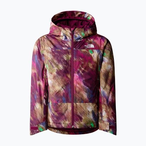 The North Face Freedom Insulated boysenberry vopsea de iluminat cu imprimare mică pentru copii jachetă de schi pentru copii