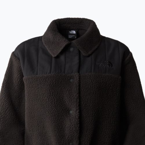 Jachetă fleece pentru femei The North Face Cragmont Fleece Shacket negru