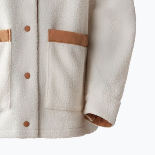 Jachetă fleece pentru femei The North Face Cragmont Fleece Shacket gardenia white/almond butter