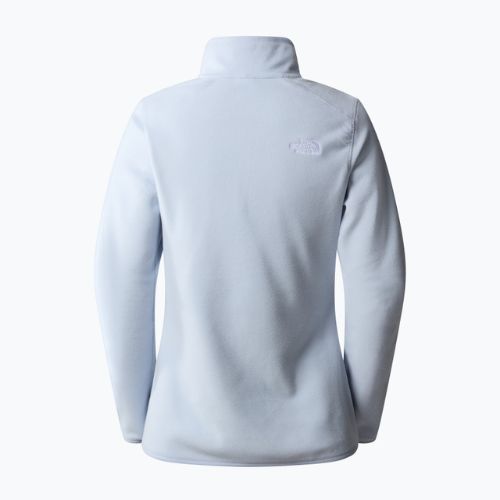 Hanorac fleece pentru femei The North Face 100 Glacier 1/4 Zip dusty periwinkle