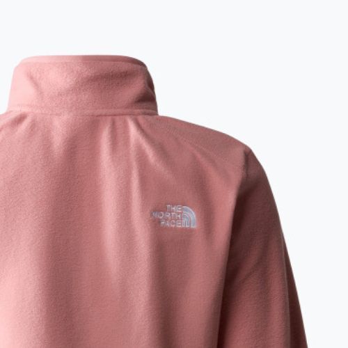 Pulover fleece pentru femei The North Face 100 Glacier Glacier 1/4 Zip shady rose