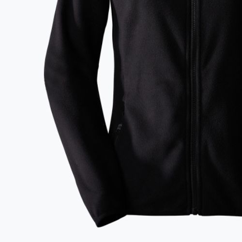 Pulover fleece pentru femei The North Face 100 Glacier Fz negru