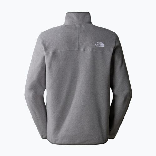 Bărbați The North Face 100 Glacier Glacier 1/4 Zip fleece sweatshirt mediu gri heather