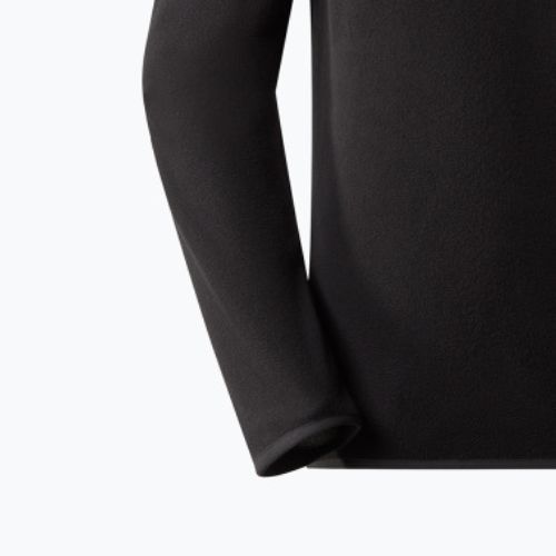 Hanorac fleece pentru bărbați The North Face 100 Glacier 1/4 Zip negru