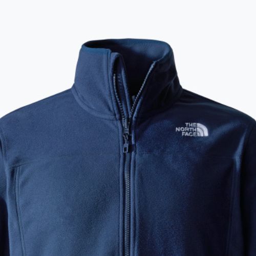 Hanorac fleece pentru bărbați The North Face 100 Glacier Full Zip summit navy