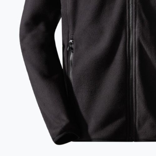 Hanorac fleece pentru bărbați The North Face 100 Glacier Full Zip negru