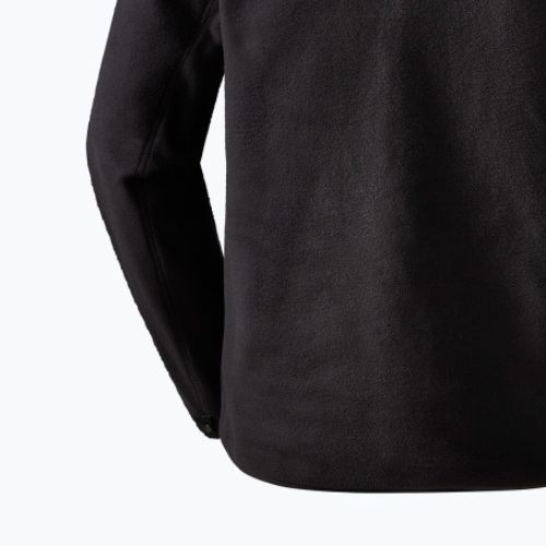 Hanorac fleece pentru bărbați The North Face 100 Glacier Full Zip negru