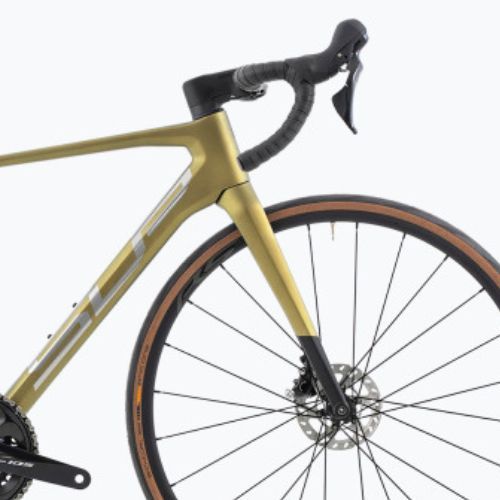 Bicicleta de șosea Superior X-ROAD Team Elite SE mată măsliniu/cromo-metalic cromat