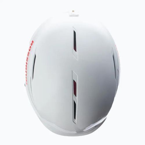 Cască de schi Rossignol Hero Slalom Impacts + Chinguard alb