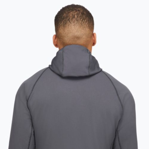 Hanorac Rab Superflux Hoody pentru bărbați grafene/firecracker trekking sweatshirt