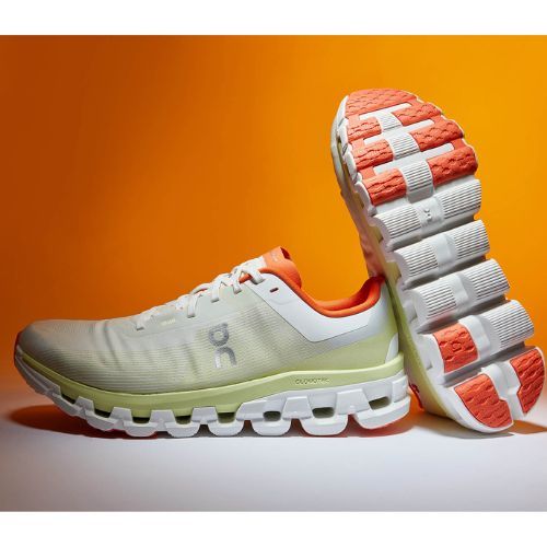 Pantofi de alergare pentru bărbați On Cloudflow 4 white/hay