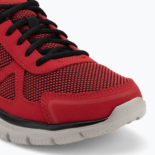 SKECHERS Track Bucolo roșu/negru pantofi de antrenament pentru bărbați
