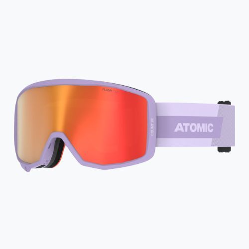 Ochelari de schi pentru copii Atomic Count JR Cylindrical lavender/roșu pentru copii